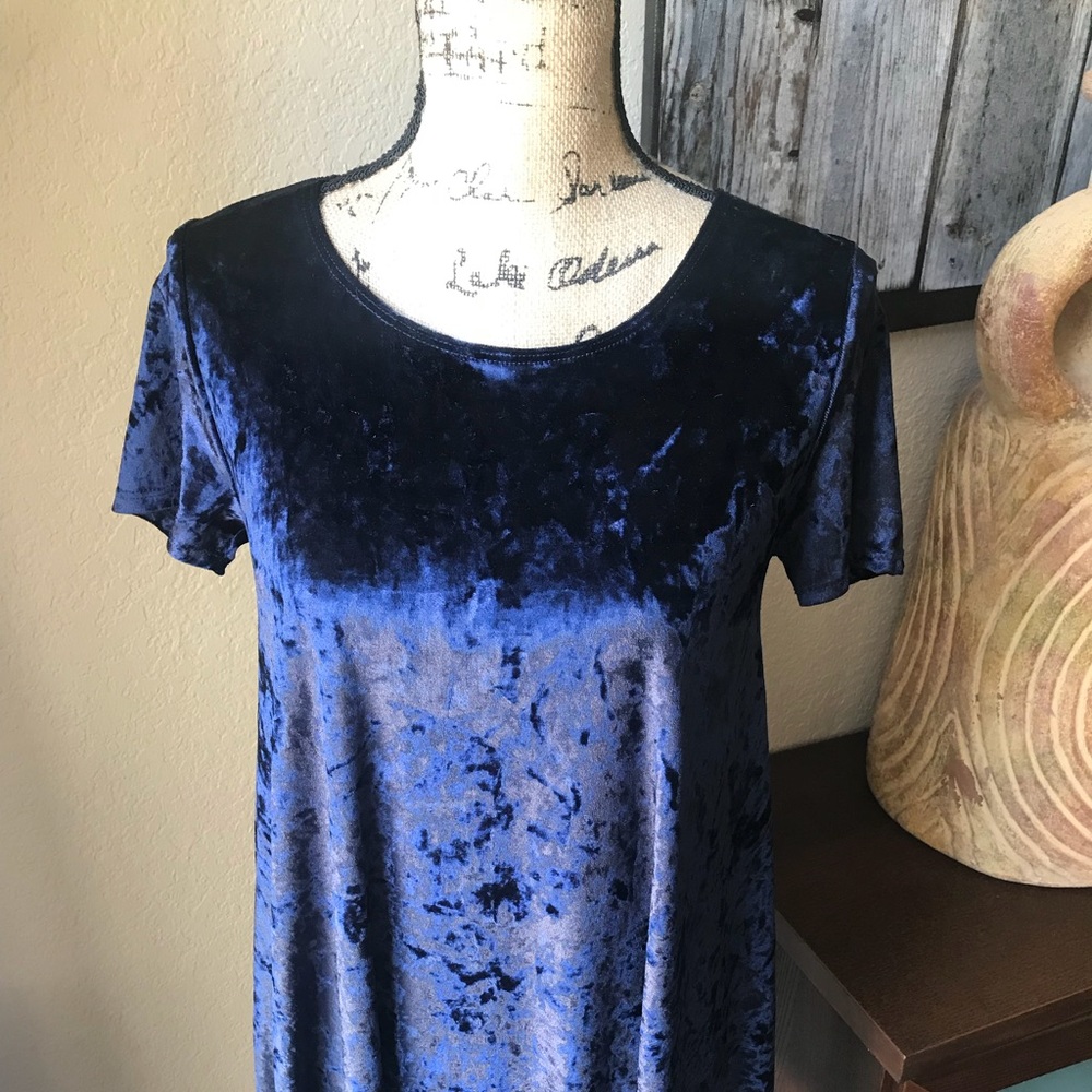 Blue Velvet dress